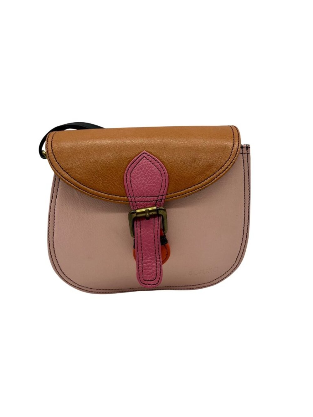 Soruka Multicolored Leather Crossbody Bag